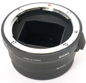 [美品+] SIGMA MOUNT CONVERTER MC-11 CANON EF-Sony E キヤノンEFレンズ→ソニーEマウント用マウントコンバーター 中古