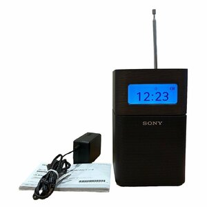 稼働 ソニー Bluetooth機能付きFM/AMラジオ MODEL SRF-V1BT オーディオ機器 小型 ラジオ