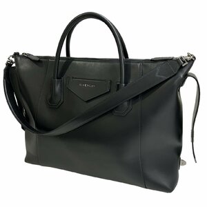 Givenchy ジバンシー アンティゴナ ソフト ミディアム 2WAYトートバッグ レザー ブラック 黒 BB50F2B0WD