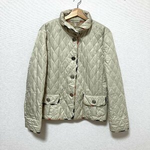 BURBERRY バーバリー レディース キルティングジャケット 裏ノバチェック ベージュ レディース アウター