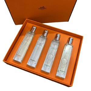 新品未使用 HERMES エルメス 香水セット ナイルの庭 屋根の上の庭 李氏の庭 ラグーナの庭 15ml×4本 2023年11月購入