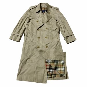 BURBERRY バーバリー トレンチコート ライナー付き ベルト付き 取り外し可 裏地ノバチェック ベージュ系 コットン メンズ