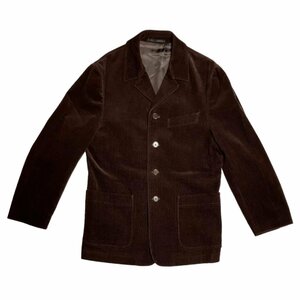 1円 Paul Smith ポールスミス NIEDIECK 紳士 カジュアル コーディロイ ジャケット コットン 赤茶系 メンズ Mサイズ アウター