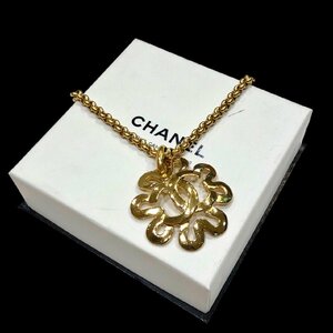 CHANEL シャネル ココマーク ネックレス ゴールドカラー 95P