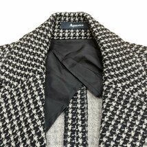 1円 Aquascutum アクアスキュータム 千鳥柄 ミックス素材 ジャケット レディース アウター 10_画像3