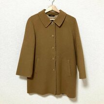 1円 ダックス DAKS ジャケット ベージュ ショートコート ウール レディース アウター_画像1