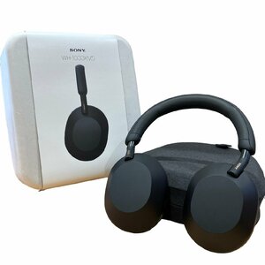 ソニー SONY WH 1000XM 5 ワイヤレス ノイズキャンセリング ステレオヘッドセット オーディオ機器 ヘッドホン ブラック系 稼働