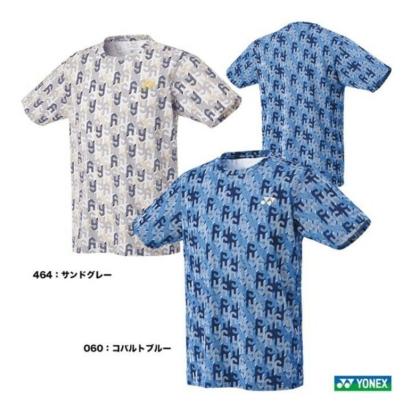 【10594Y（464）L】YONEX(ヨネックス) メンズゲームシャツ サンドグレー サイズL 新品未使用タグ付 2024限定モデル バドミントン テニス