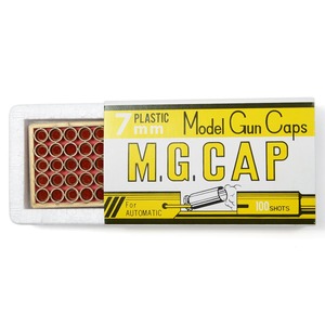 MGC/KSC モデルガン用キャップ火薬 M.G.CAP 7mm イエロー 100発入り 発火キャップ 発火火薬