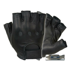 DAMASCUS GEAR driving gloves D22S half finger [ S size ] Damas rental gear leather gloves 