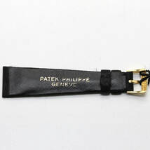 パテックフィリップ　PATEK PHILIPPE　幅16mm　純正ベルト　純正尾錠(Ｋ１８)　ブラック　A03956_画像3