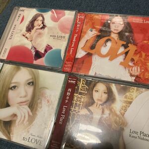 西野カナ／ WITH LOVE、TO LOVE、LOVE PLACE、THANK YOU LOVE 全てDVD付き