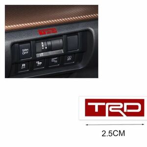 トヨタ　TRD ミニエンブレムステッカー　５枚