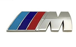 BMW M スポーツ リア エンブレム　シルバー　E60 E61 E65 E66 E70 E71 E81 E85 E87 E89 E90 E91 E92 E93 F01 F07 F10 F11 F20 F30 ！！