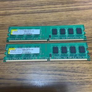 CFD Memory Module DDR2 PC2 6400 CL5 W2U800CQ-1GLZJ 1GBX2枚の画像2