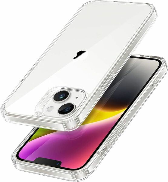 iPhone 14 Plus 用 ケース 黄ばみなし 透明度長持ち　クリア