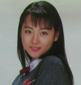 417切り抜き　奈良沙緒理　平成の美少女　1998年 2P　　送料120円～