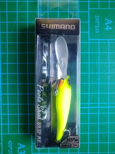 SHIMANO シマノ Bantam バンタム パブロシャッド　59SP MR Pavlo Shad 59SP MR ZM-406Q 231ブルーチャート 未使用品