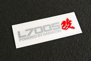 L700S改 カッティング ステッカー [銀×赤] ダイハツ DAIHATSU ミラジーノ