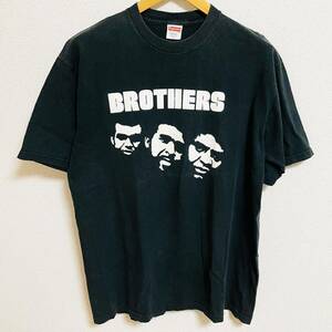 激レア Supreme Brothers Tee Black White L 01ss 2001年 黒 白 ブラック ホワイト ブラザーズ 初期 OLD Vintage