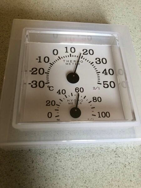 CRECER アナログ表示温度　湿度計美品 温湿度計