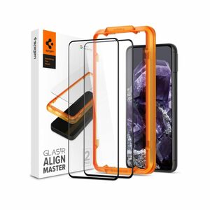 iPhone14pro Spigen AlignMaster ガラスフィルム フィルム 保護　ガイド枠付き　2枚セット