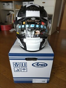 Arai アライ アストロ ASTRO-GX チェッカー ホワイト M