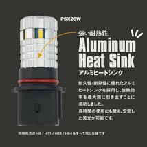 【ネコポス送料無料】LEDバルブ フォグランプ H8 イエロー 3000K 90W 最新型CSP1860チップ 2個セット_画像4