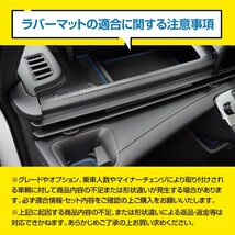 【送料無料】ラバーマット ステップワゴン RK1/RK2/RK5/RK6 傷防止 ゴムマット 30ピース 夜光色 蓄光 ホワイト 白 インテリアマット_画像5