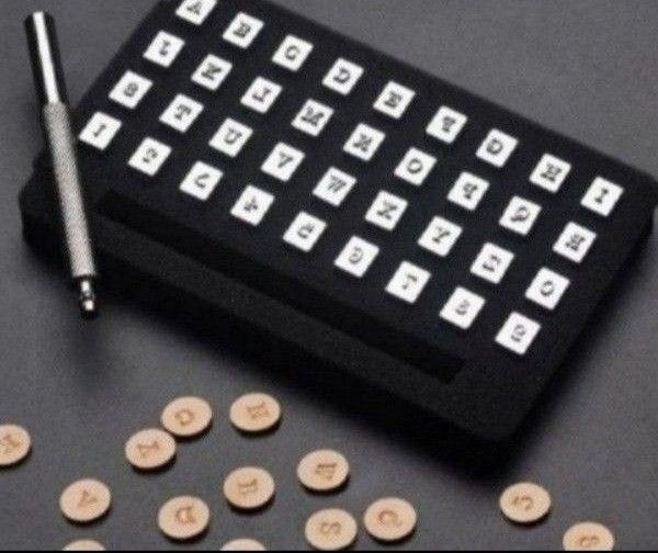 アルファベット(A~Z)と数字(0~9)の打刻印36種セット