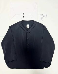 中村ヒロキ着 visvim 22AW DUGOUT SHIRT L/S (W/L PIQUE) SIZE/4 ビズビム ダグアウト シャツ ベースボールシャツ IRIS THORSON 超希少