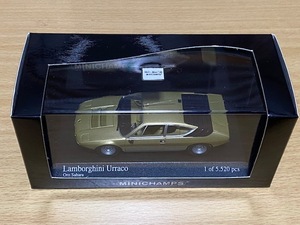 1/43 ミニチャンプス ランボルギーニ・ウラッコ ゴールド MINICHAMPS Lamborghini Urraco 1974 Gold