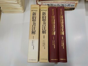 set643◆新共同訳 新約聖書注解ⅠⅡ日本基督教団出版局 函汚れ・線引き有♪