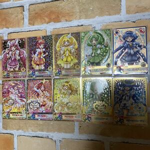 [ last exhibition!] Smile Precure data card das10 pieces set Smile PreCure!|Glitter Force 2012* out of print trading card 