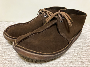 ♪英国製 Made in England Clarks Desert Trek クラークス デザートトレック UK9.5 こげ茶♪