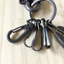 未使用 JOURNAL STANDARD Zinc Leather Keyholder ジャーナルスタンダード 亜鉛製レザーキーホルダー 日本製 JAPAN MADE 本革 サドルレザー_画像7