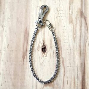 新品 BEAMS Silver Wallet Chain ビームス シルバー ウォレットチェーン Short type 日本製 ACCESSORIES エブリデイキャリー アクセサリー