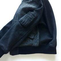 売切！ 別注 Harris Tweed SEVENDAYS=SUNDAY MA-1 type Wool Blouson ハリスツイード セブンデイズサンデイ エムエーワン型 ウールブルゾン_画像6