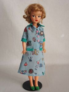 Doll Dressing*ハンドメイド タミーちゃんサイズお洋服アウトフィット/人形/衣装/半袖シャツ ワンピース/昭和レトロ/ドール服/ドレス/tammy