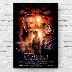 Плакат фильма «Звездные войны» Эпизод 1 Phantom Menas US версия 24 × 36 дюймов (61 × 91,5 см) OF1
