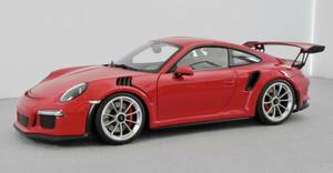 ● オートアート 1/18 ポルシェ911 GT3 RS （レッド）、AUTOart [78165] Porsche 911 (991) GT3 RS (Guards Red) 中古ミニカー