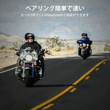 ★売り切り★　 バイクインカム　XGPインカムバイク用 Bluetooth5.2 音楽共有 連続使用35時間 最大通話距離1200M_画像7