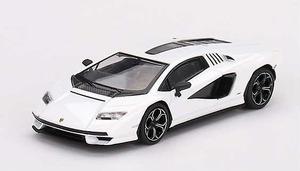 1/64 MINI-GT Lamborghini ランボルギーニ カウンタック LPI 800-4 Bianco Siderale (左ハンドル) 【567】