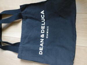 税不要特価 ハワイ限定正規品リッツカールトン店購入!DEAN＆DELUCA ディーンアンドデルーカ黒 ハワイアン トートバッグ♪エコバッグ①