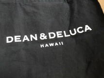 税不要特価 ハワイ限定正規品リッツカールトン店購入!DEAN＆DELUCA ディーンアンドデルーカ黒 ハワイアン トートバッグ♪エコバッグ①_画像2