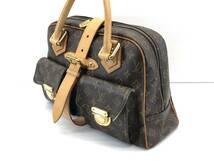 〇LOUIS VUITTON ルイヴィトン マンハッタンGM M40025 モノグラム ハンドバッグ USED〇_画像4