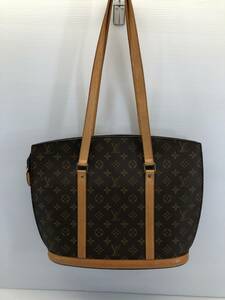 ◇ 訳アリ ルイヴィトン バビロン M51102 モノグラム ショルダー トート バッグ ブラウン LOUIS VUITTON ジャンク扱い ◇