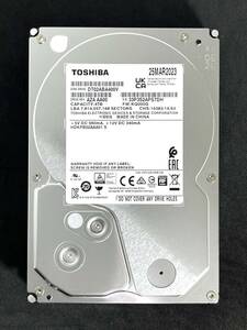 【送料無料】　★ 4TB ★　TOSHIBA / DT02ABA400V　【使用時間： 10 ｈ】　2023年製　新品同様　3.5インチ内蔵HDD　SATA　AVコマンド対応