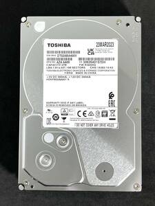 【送料無料】　★ 4TB ★　TOSHIBA / DT02ABA400V　【使用時間： 11 ｈ】　2023年製　新品同様　3.5インチ内蔵HDD　SATA　AVコマンド対応