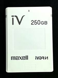 ★送料無料★動作品　iVDR-S カセットハードディスク　250GB　ホワイト　マクセル/maxell　アイヴィ　M-VDRS　Wooo対応　⑤